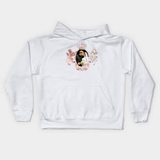 Royal Wedding Kiss, Rose Gold Kids Hoodie